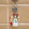 5pcs DIY Full Drill Special Shaped Diamond Painting Angel Fashion Keyring