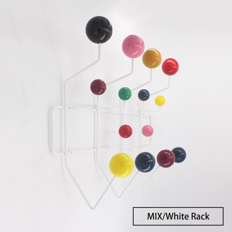 Multicolor Hange Furniture Coat hanger  Ball Rack Milti-purpose Hook For Wall Ornaments For Kid Gift Metal Bag Decor.