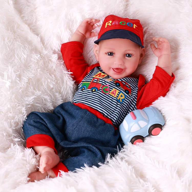 Babeside Smiling Reborn Baby Devon 20'' Little Infant Boy Best Gift for Kids