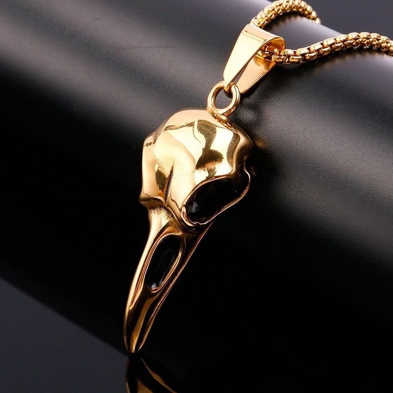 Hip-hop Animal Titanium Steel Polishing Men's Pendant Necklace