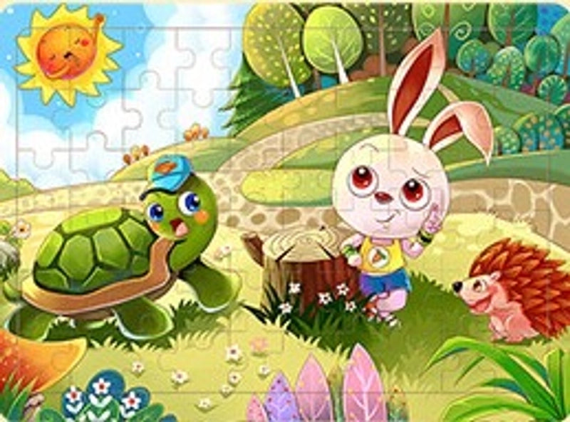 Puzzles Toddler(3-6years) Cartoon Wood Toys