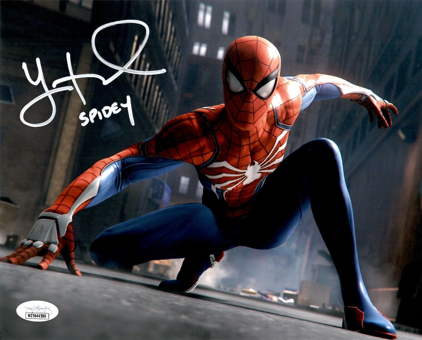 Yuri Lowenthal autographed inscribed 8x10 Photo Poster painting Spider-Man JSA COA Peter Parker