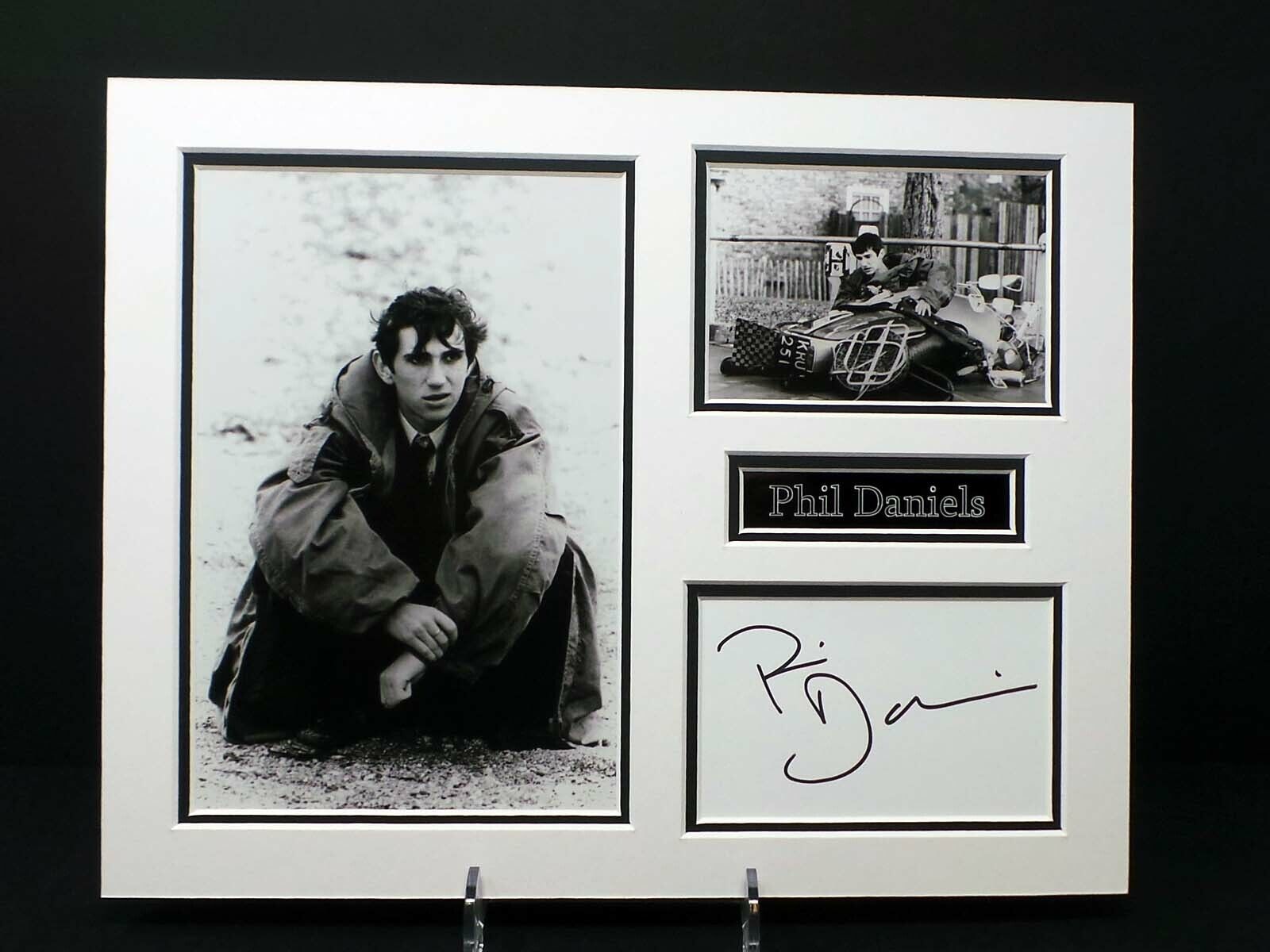 Phil DANIELS Jimmy Quadrophenia Signed Mounted 14x11 Photo Poster painting Display AFTAL RD COA