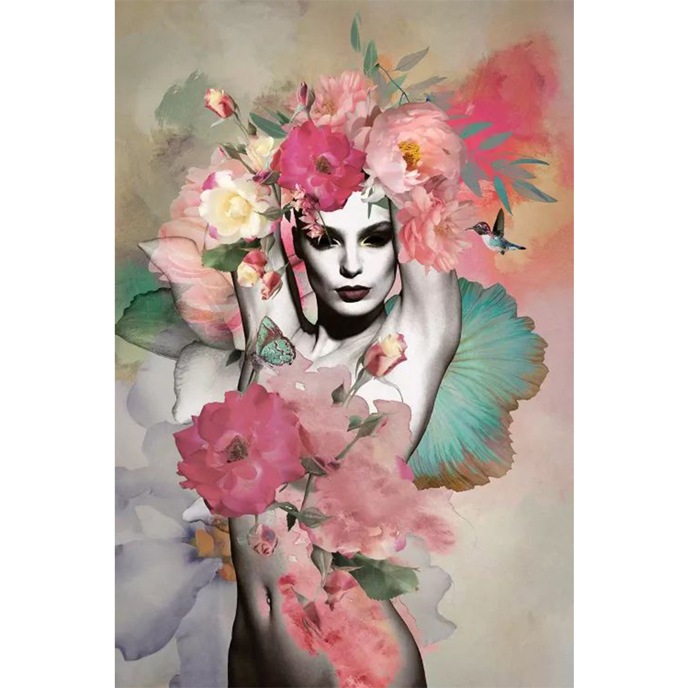 

Flower Beauty - Round Drill Diamond Painting - 30*45CM, 501 Original
