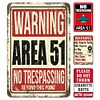 (Multi Style)Warning - Metal Tin Signs(8*12Inch)