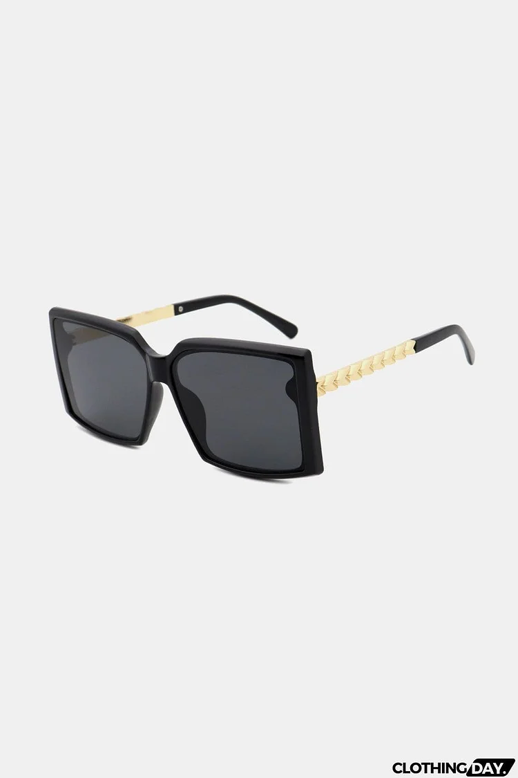 Polycarbonate Frame Square Sunglasses