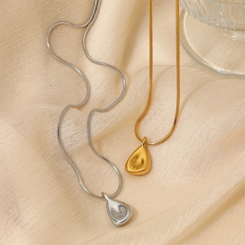 304 Stainless Steel 16K Gold Plated White Gold Plated Gold Plated Elegant Minimalist Geometric Pendant Necklace