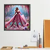 Girl In A Gorgeous Dress-Full Round Diamond Painting 40*40CM