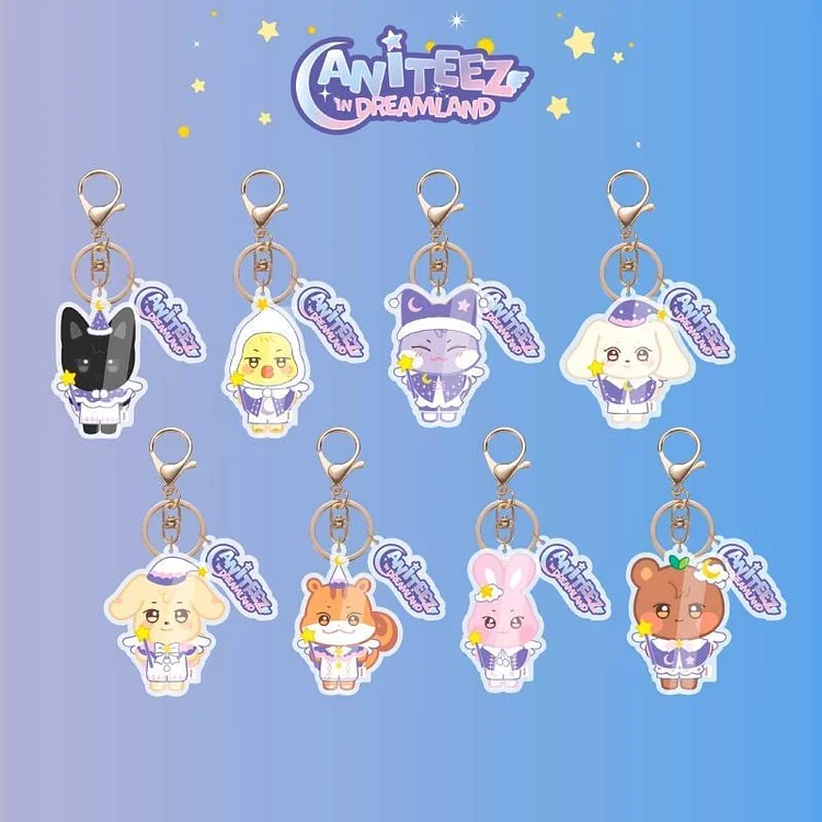ateez aniteez dreamland キーリング トレカ付き ATEEZ - ANITEEZ IN DREAMLAND Official MD - K PLACE
