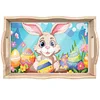 Diamond Painting Wooden Trays With Handle - Easter