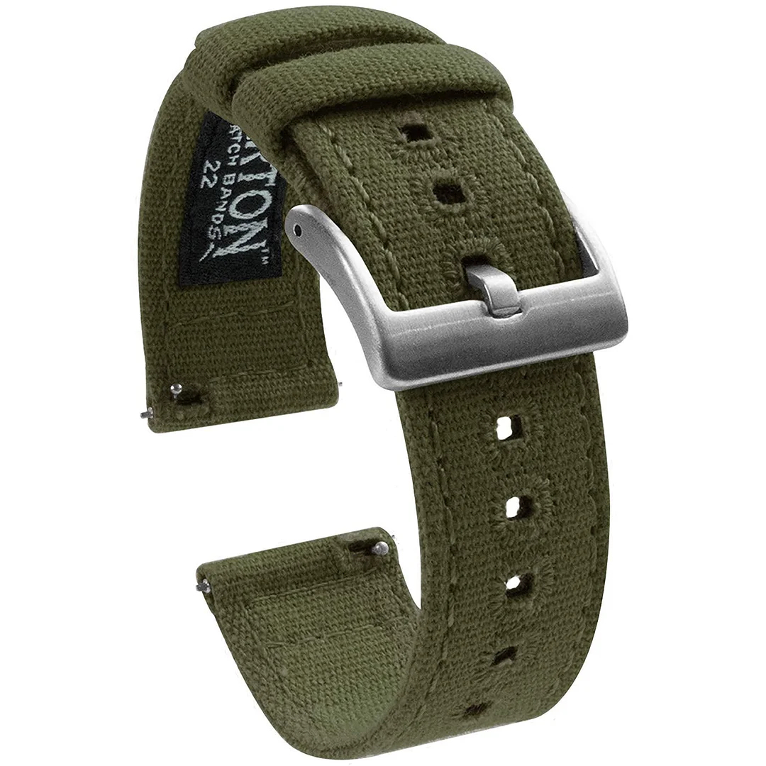 Watch Bands - Canvas Quick Release Watch Straps