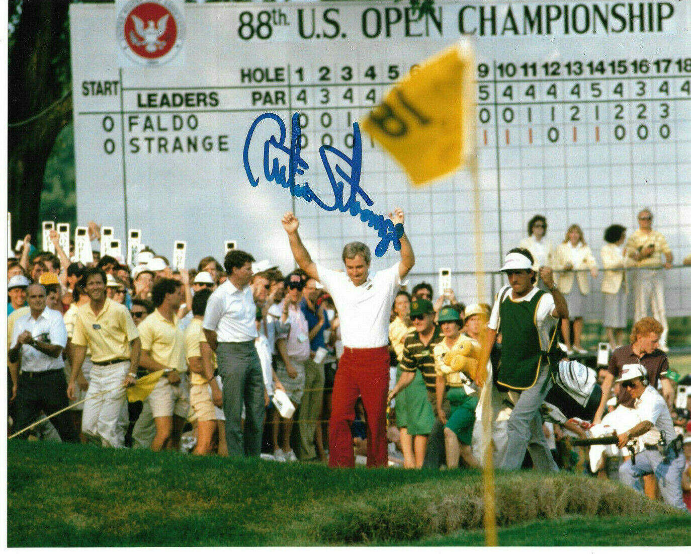 Curtis Strange Signed 8x10 Photo Poster painting Autographed, PGA Golf, 1988 U.S. Open Champion