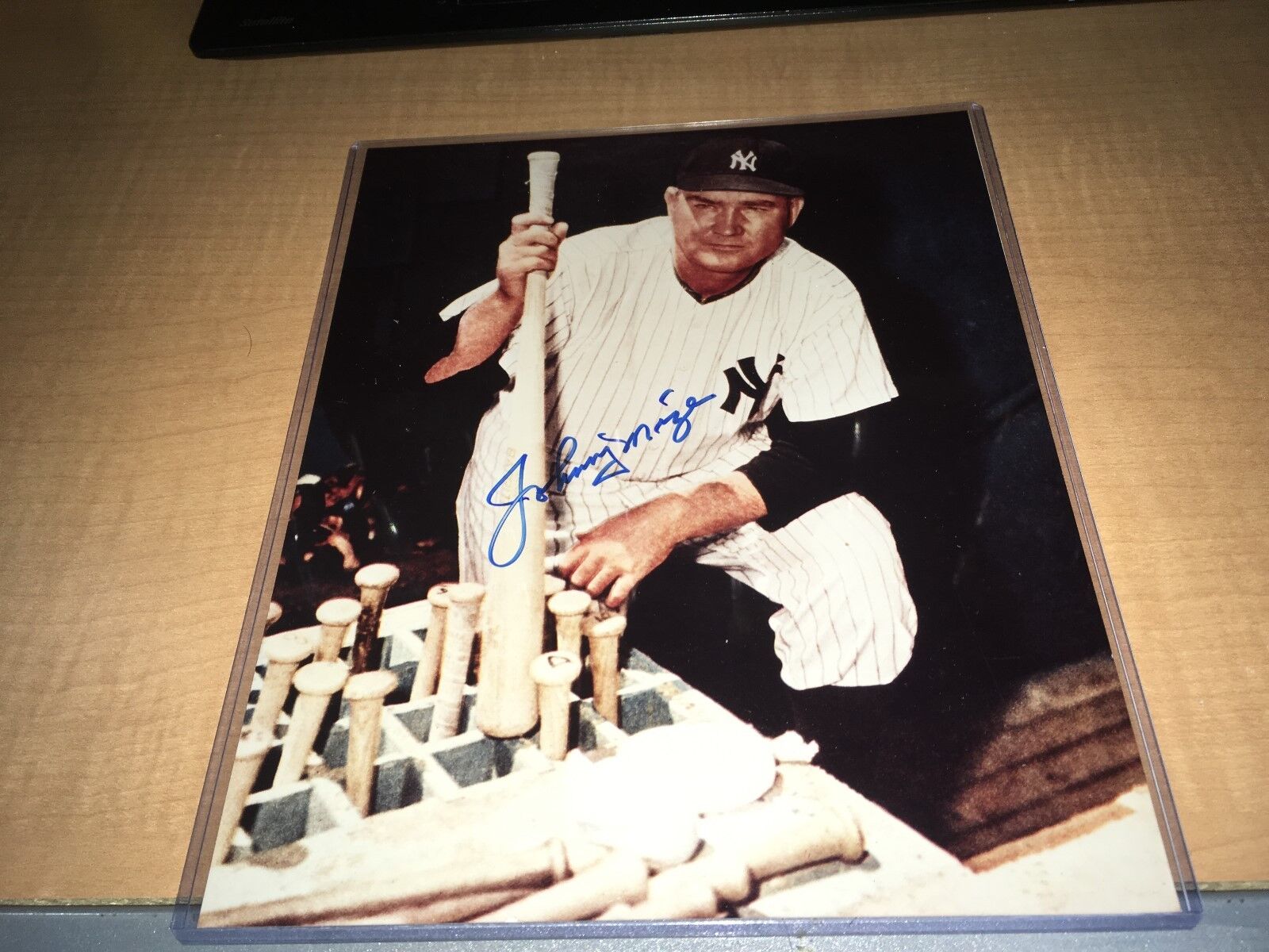 Johnny Mize New York Yankees HOF Signed 8 x 10