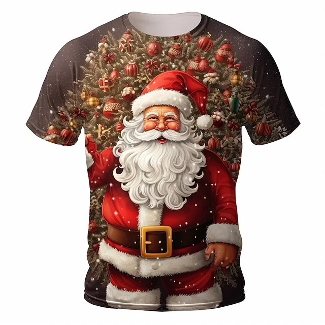 Outdoor Holiday Going Out Christmas 3D T-shirt ctolen