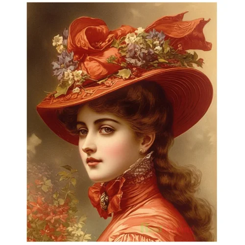 Diamond Painting - Full Round/Square Drill - Lady(30*40 - 50*60cm)