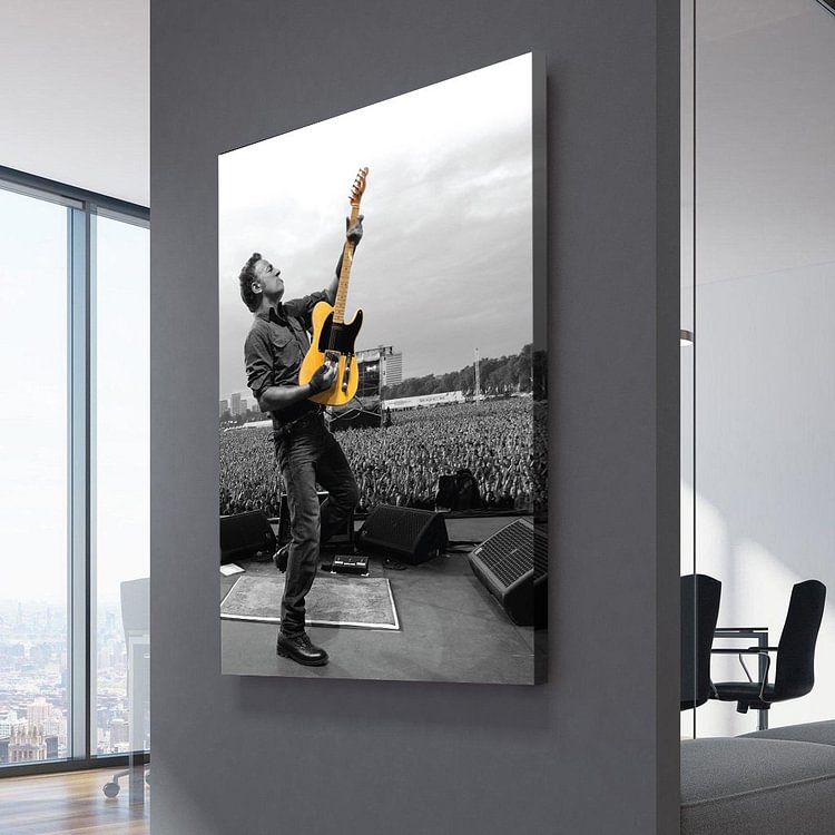 Bruce Springsteen 'London Calling: Live at Hyde Park' 2009 Canvas Wall Art
