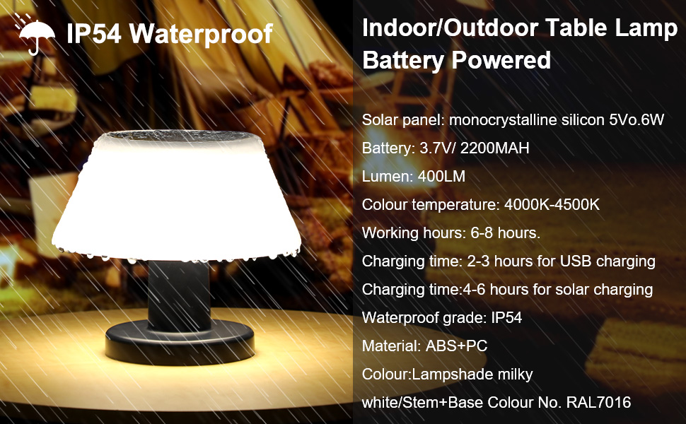 Solar Table Light