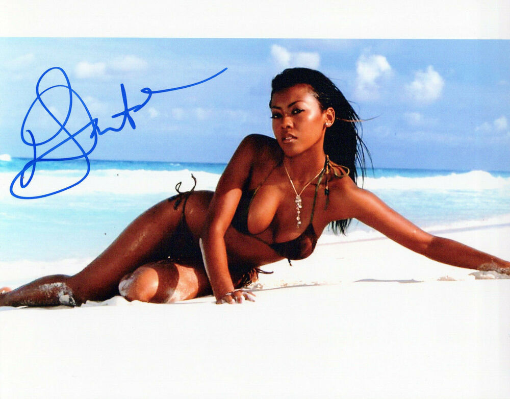 Denyce Lawton glamour shot autographed Photo Poster painting signed 8x10 #16