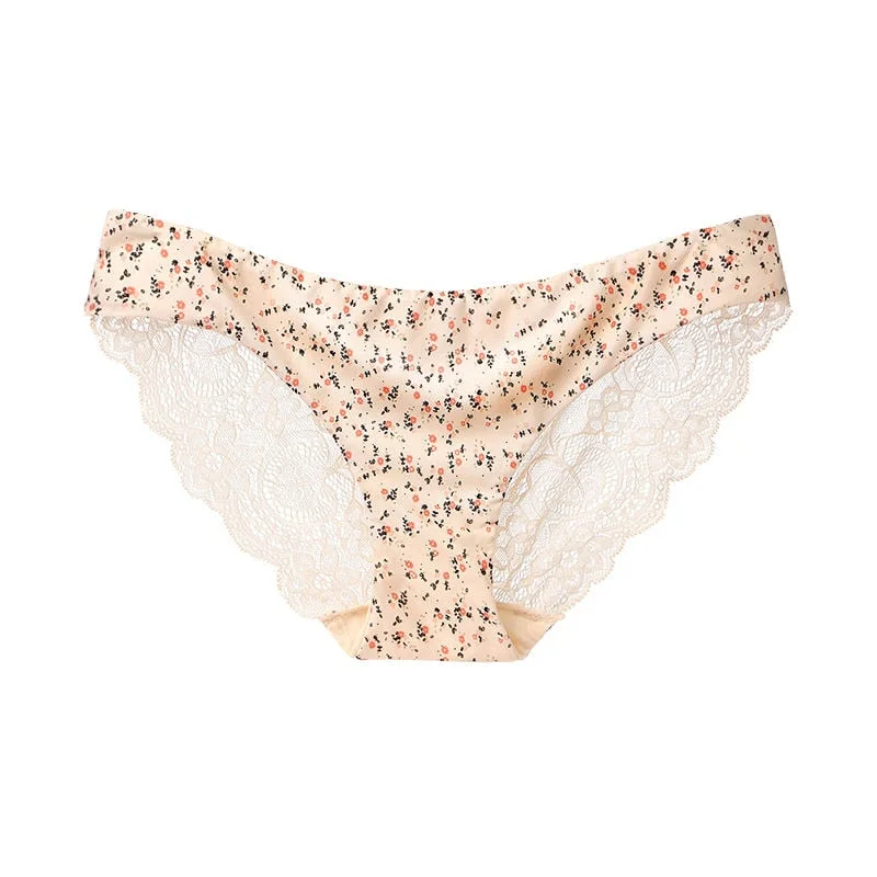 1 Pcs Leopard Panties Underwear For Woman Seamless Lace Sexy Underwear Female Plus Briefs Underwear Woman Lace Sexy New BANNIROU