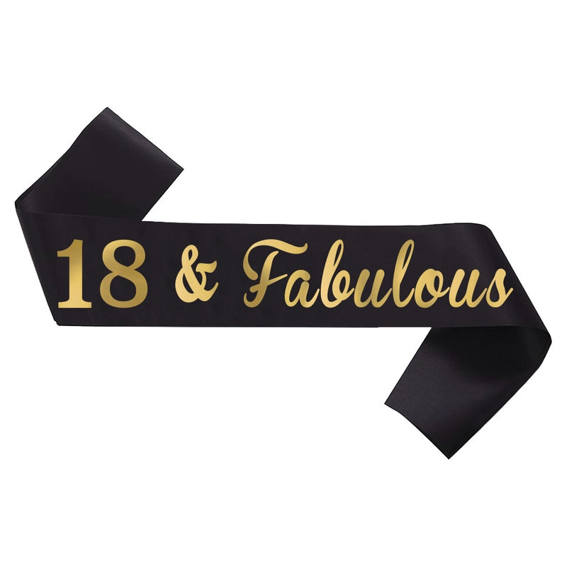 Hot Sale Champagne Birthday Shoulder Strap Crown Set 16 18 21 30 40 50 60 70 80 Headband