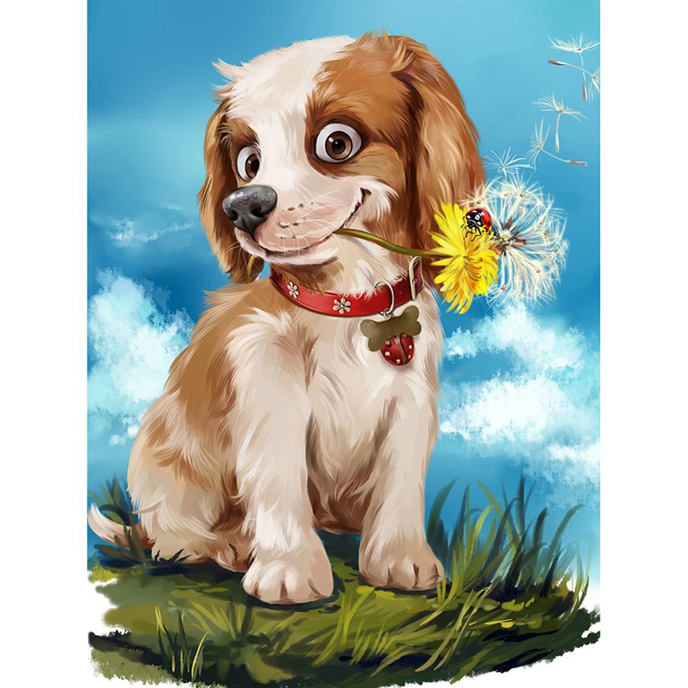 

Puppy Coloring - Square Drill Diamond Painting - 40*50CM, 501 Original