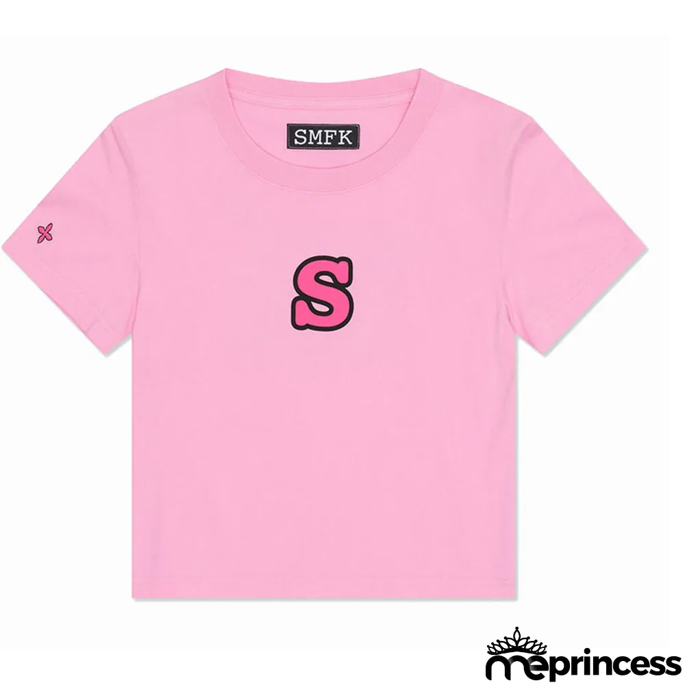 slim skinny Tee full cotton short ladies Crop short-sleeved t-shirt