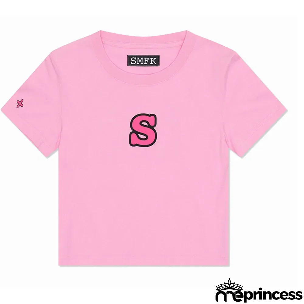 slim skinny Tee full cotton short ladies Crop short-sleeved t-shirt