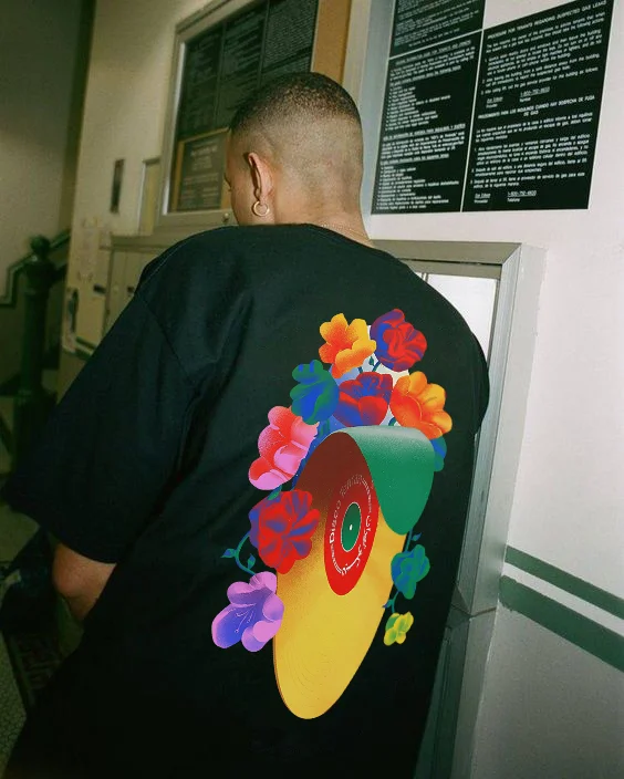Disco And Flower T-shirt
