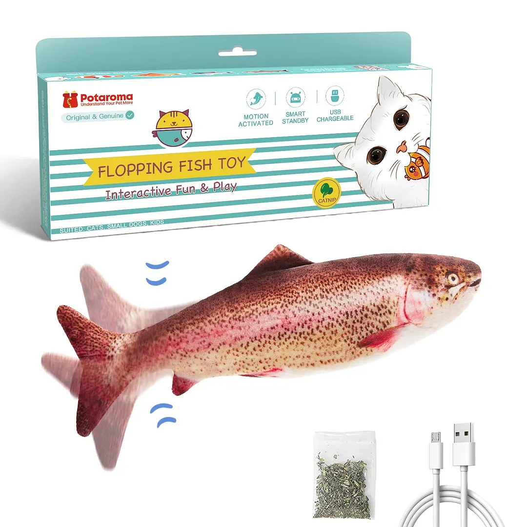 Cat Toys Flopping Fish