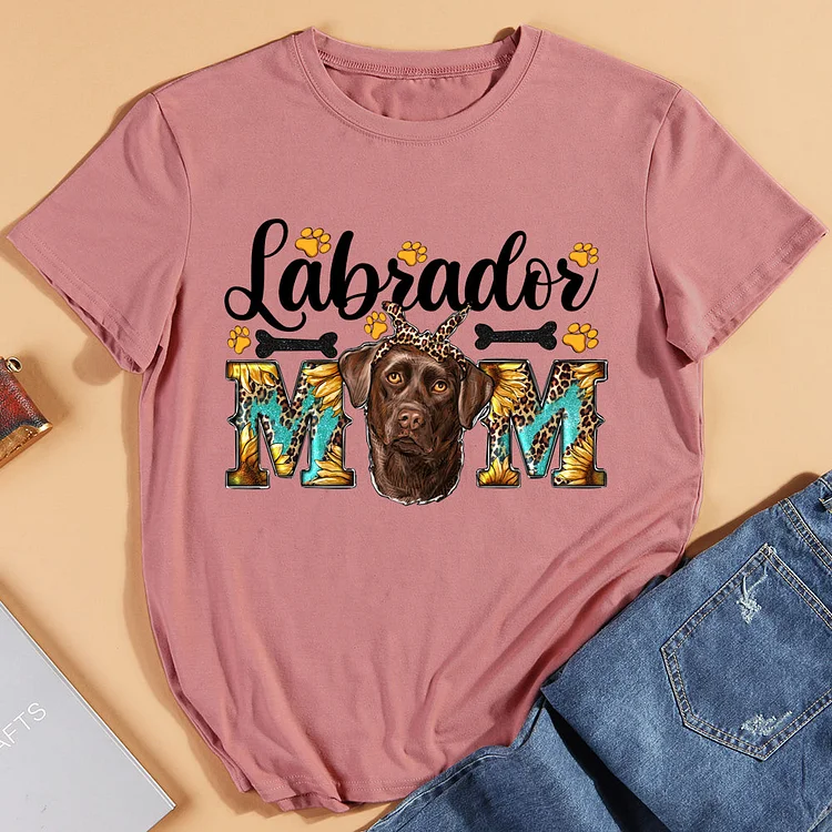 Labrador Mom T-shirt Tee -011919