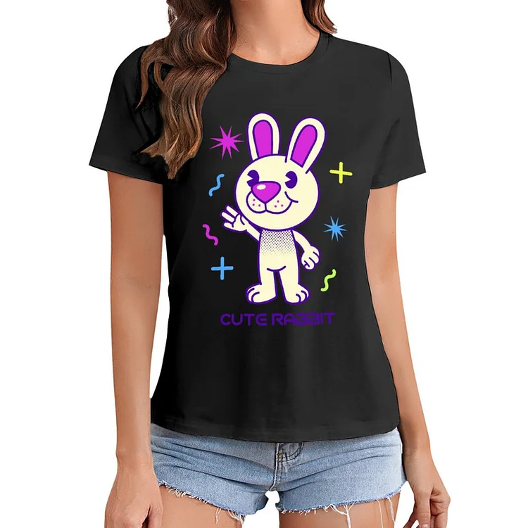 CUTE RABBIT T-shirt Women