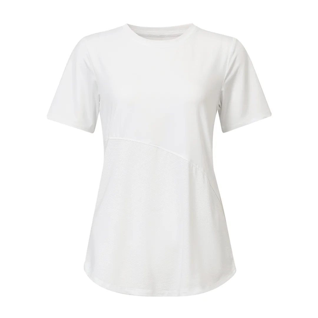 plus size loose breathable short sleeve top