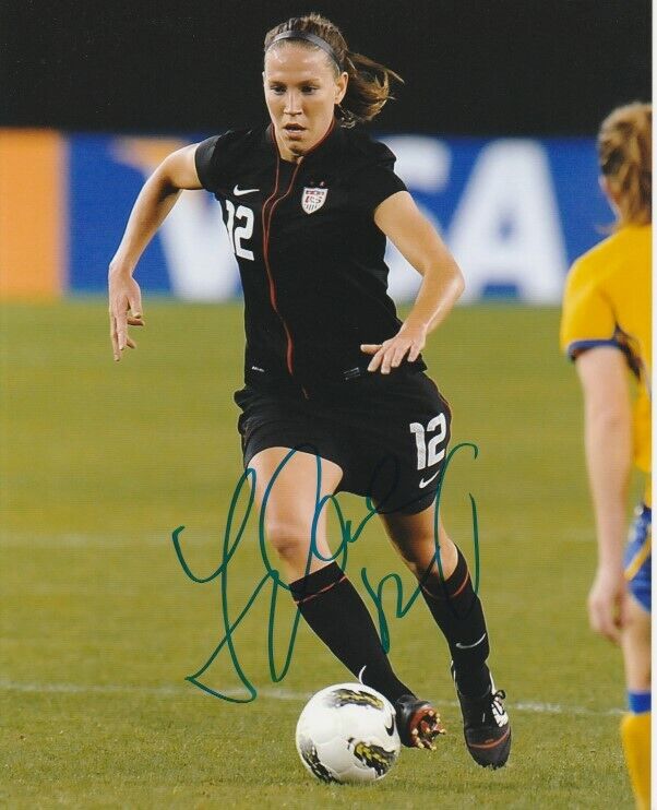 LAUREN HOLIDAY CHENEY SIGNED USA WOMENS SOCCER 8x10 Photo Poster painting! Autograph