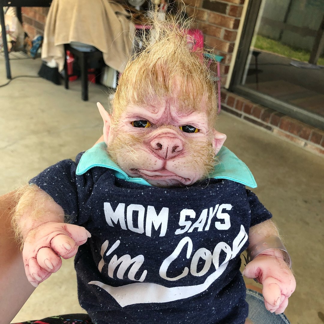 reborn wolf doll