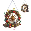 Double Sided Effect Christmas Special Shape Snowman Diamond Painting Hanging Pendant Decor Kit