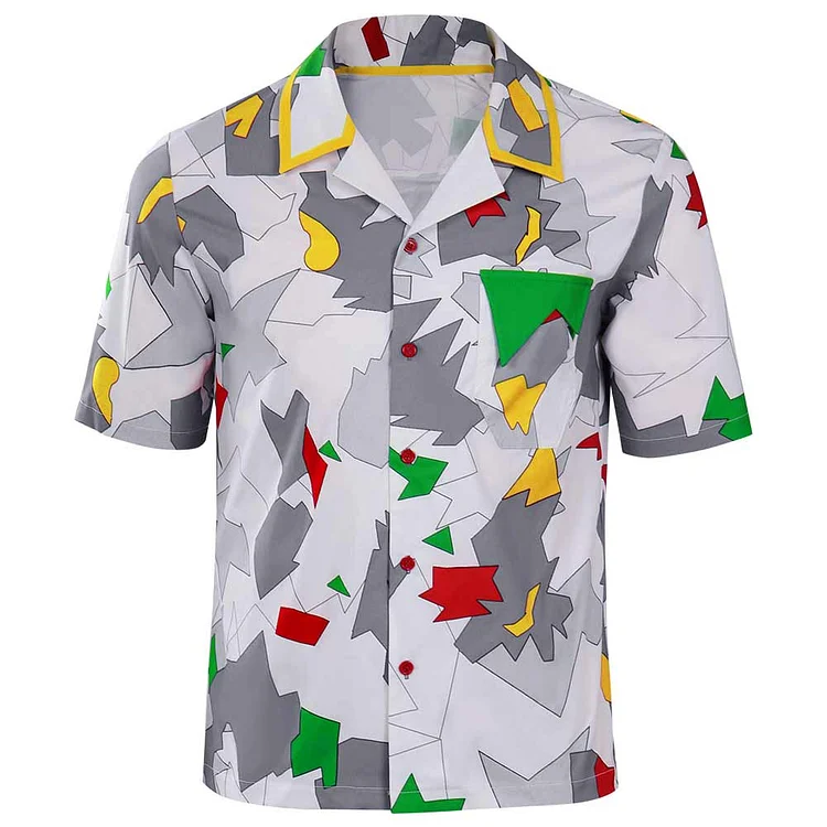 Stranger Things 4 Dustin Henderson Cosplay 3D Print T-shirt Short Sleeve Shirt Halloween Carnival Suit