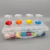 32/44/64pcs Multi-Compartment Storage Diamond Painting Box Clear Bead Container Box Storage Case Set