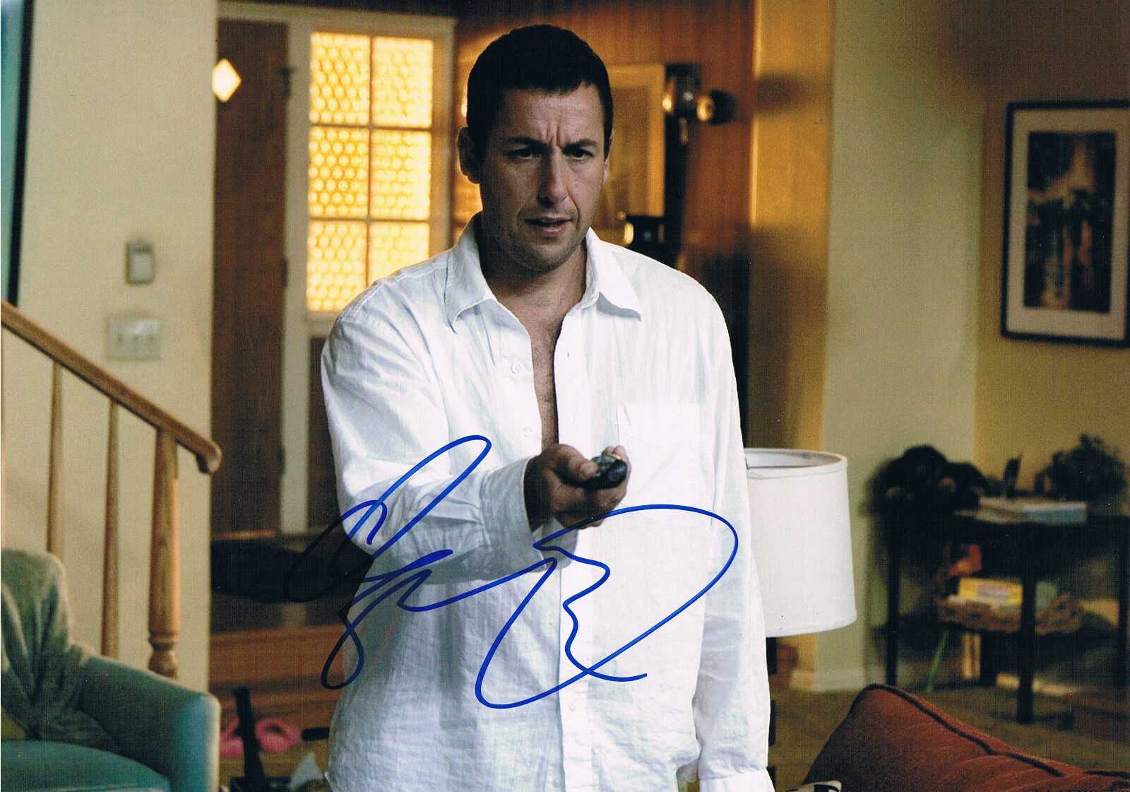 Adam Sandler 1966- genuine autograph 8x12