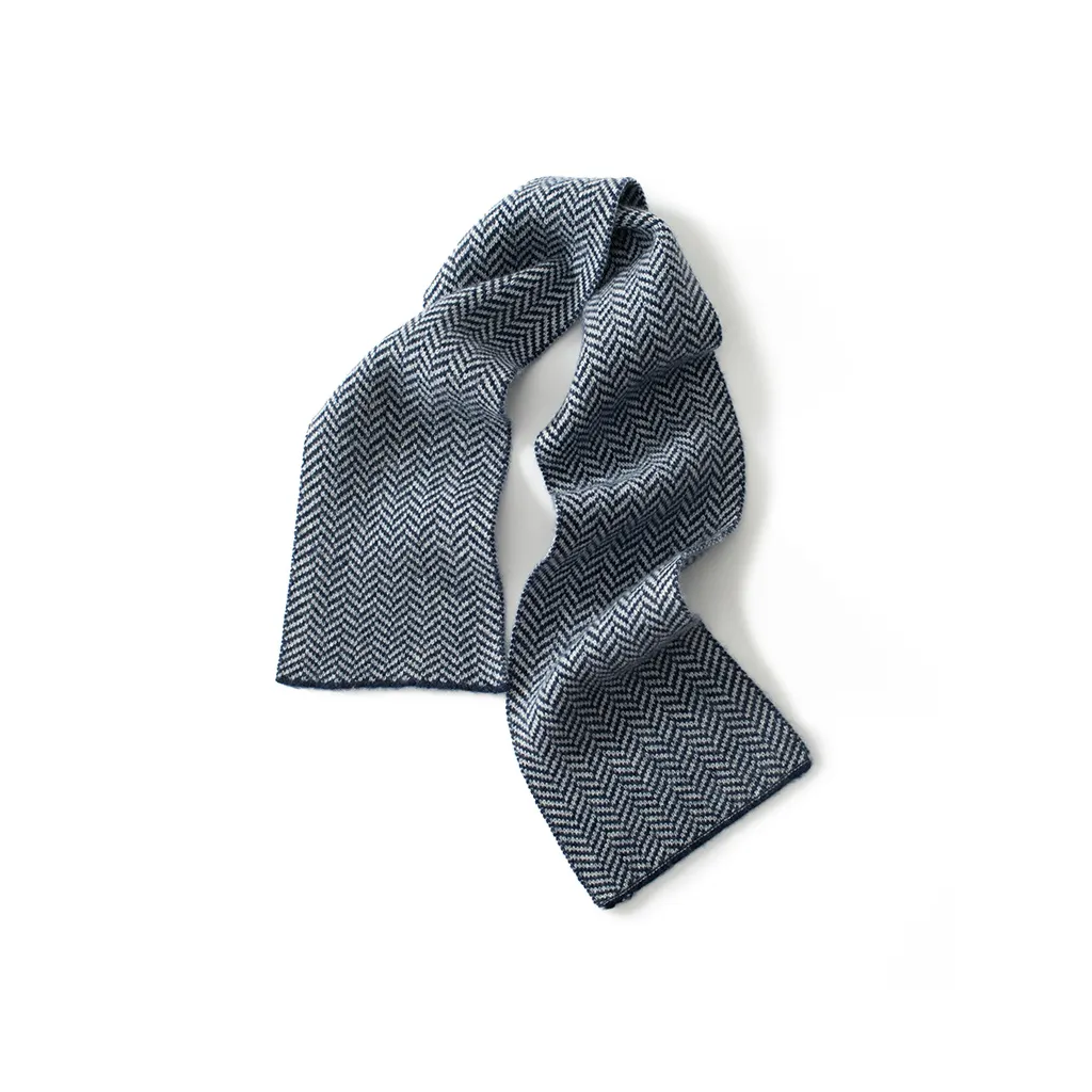 100% Cashmere Scarf Geometry Pattern REAL SILK LIFE