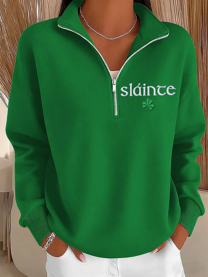 Women's St. Patrick's Day Printed Casual Sweatshirt 
