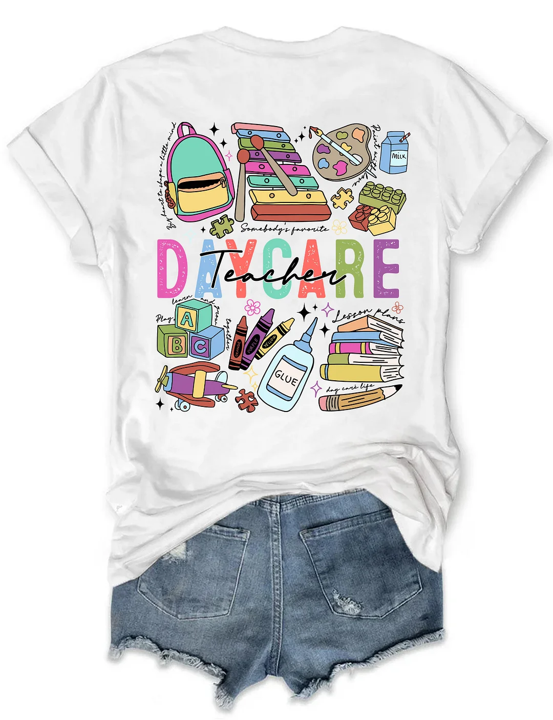 Can&rsquo;t Talk Right Now I'm Busy Doing Daycare Teacher Stuff T-shirt