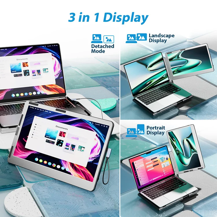 Domyfan F1 Dual Screen Metal Shell Laptop Screen Extender