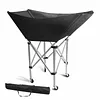 [US Local Warehouse] Collapsible Hammock Ball Cart with Wheels Volleyball Cart with Carry Bag Garage Sports Equipment Organizer for Easy Storage and Transport Hold Up To 28 Balls