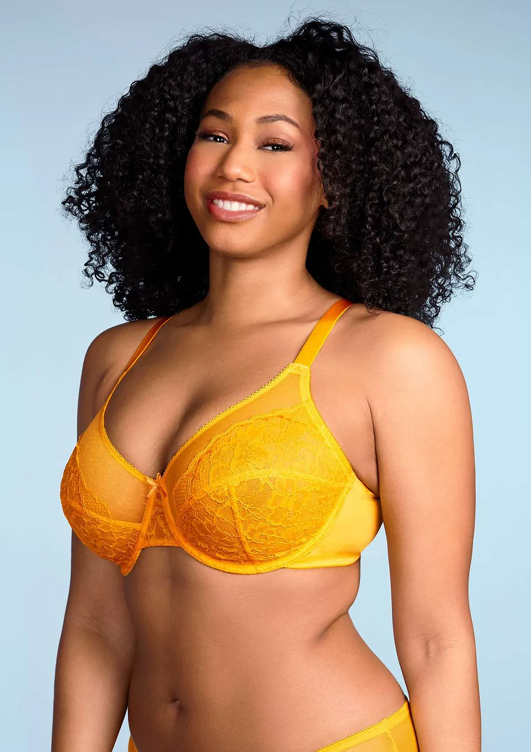 Enchante Unlined Non-padded Lace Underwire Bra