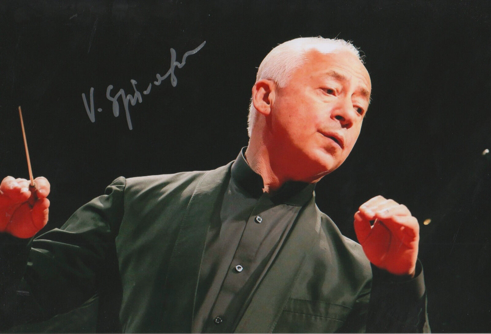 Vladimir Spivakov signed 8x12 inch Photo Poster painting autograph