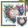 (Multi Style)Signboard-Full Embroidery 3 Strands 11CT Stamped Cross Stitch-40*50CM