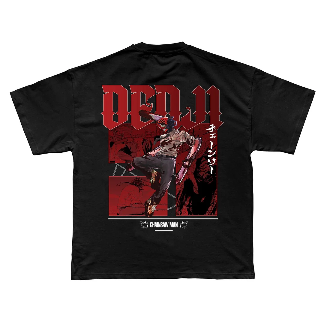 Chainsaw Man Idols Denji Printed Men's T-shirt