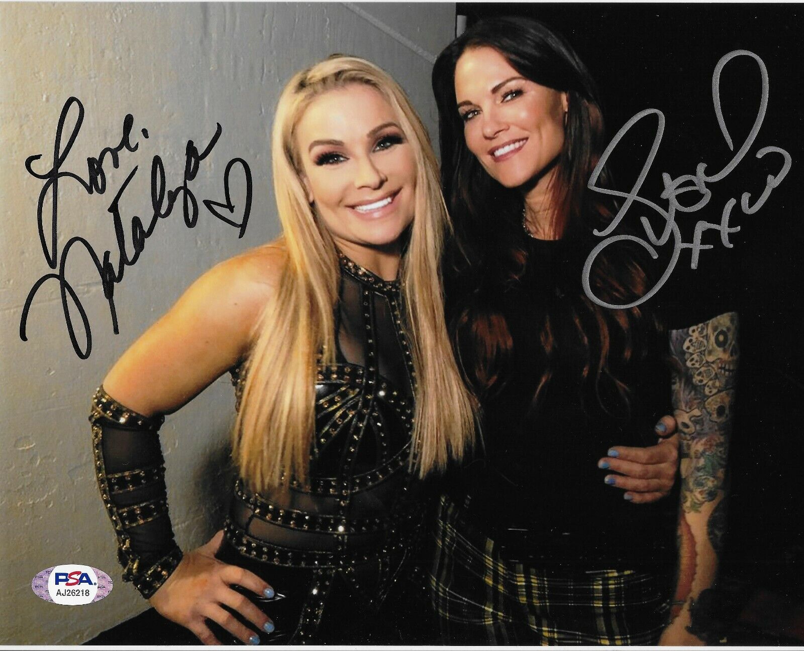 NATALYA & LITA WWE DIVAS SIGNED AUTOGRAPH 8X10 Photo Poster painting W/ PSA COA