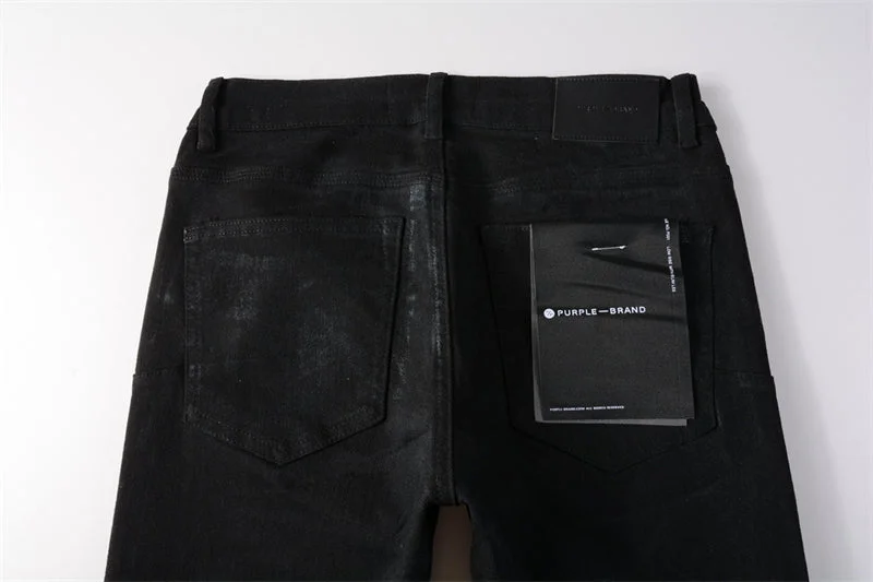 Purple Fashion Jeans 9082