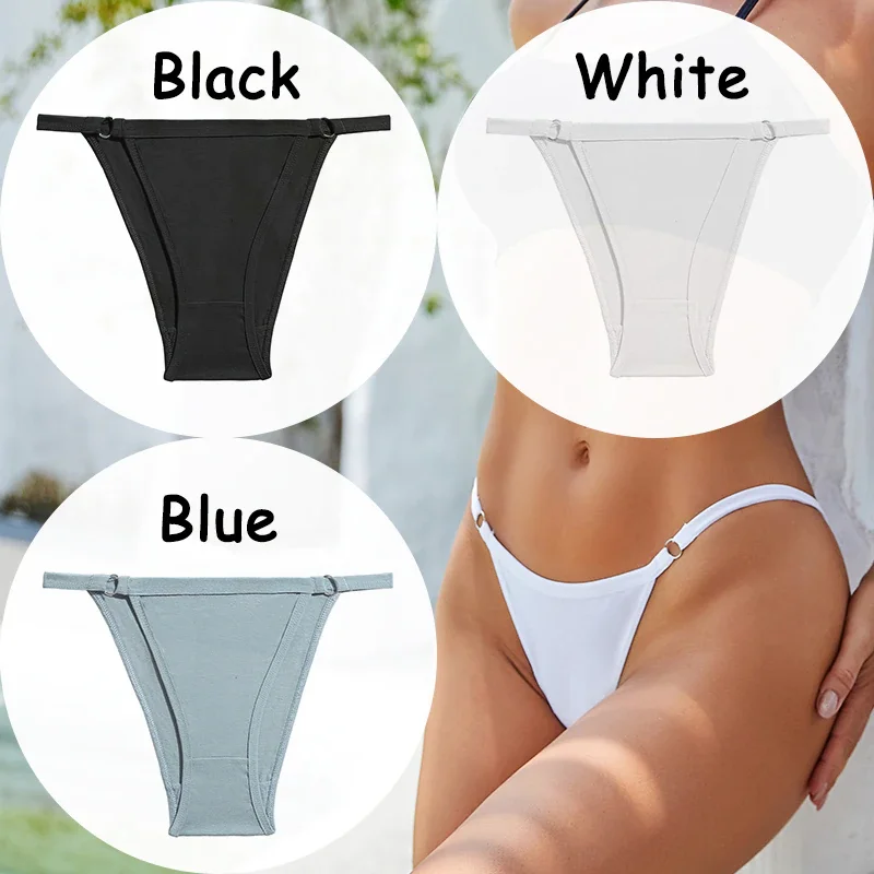Billionm Cotton Panties Women's Underwear Soft Sexy Lingerie Low-Waist Female Briefs Solid Color Pantys Girl Intimate Underpants